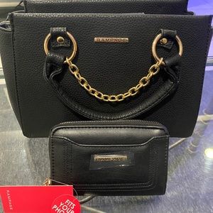 NWT Rampage bag and wallet in black